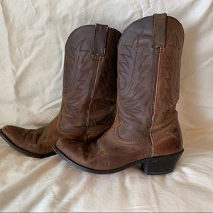 Women’s brown cowboy boots